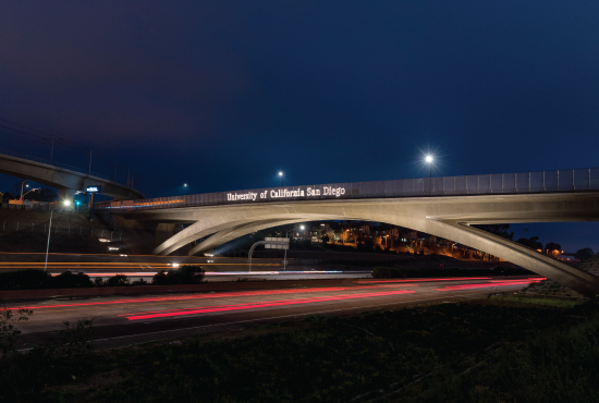 Gilman Bridge lights